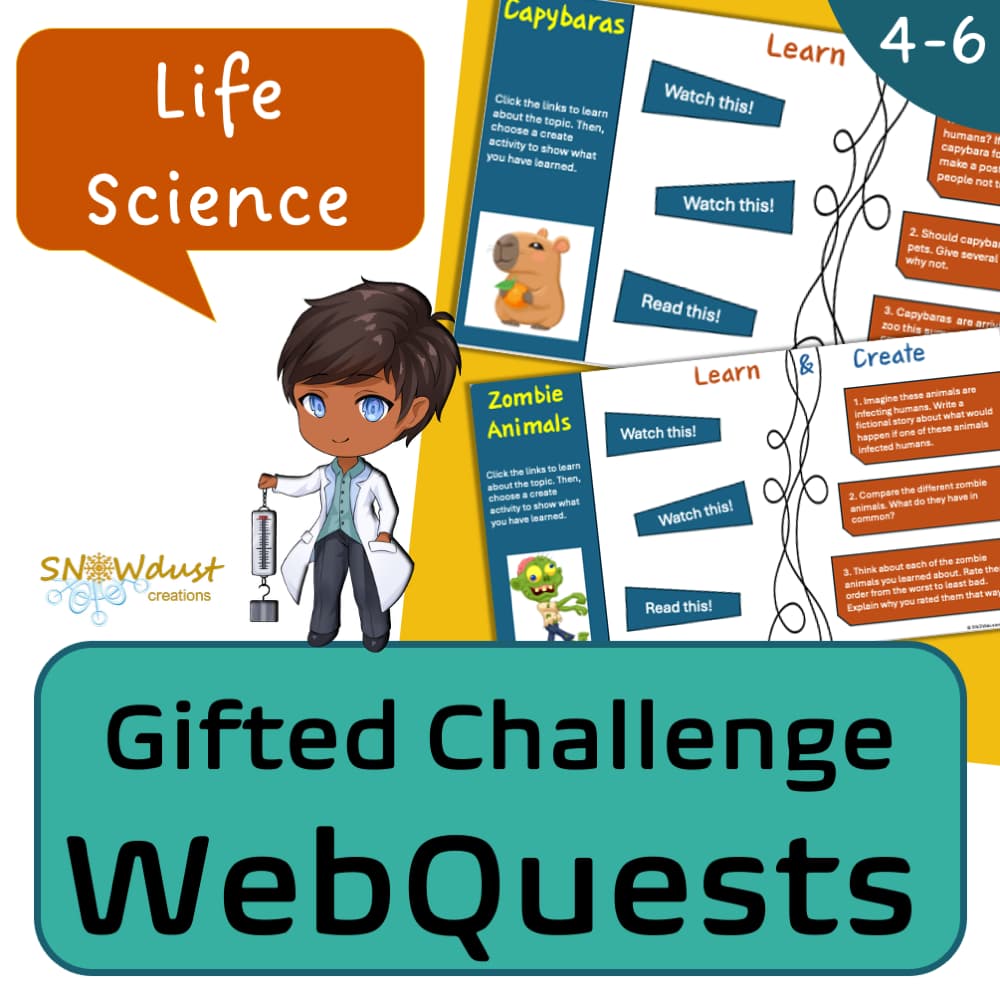 web quests gifted challenge