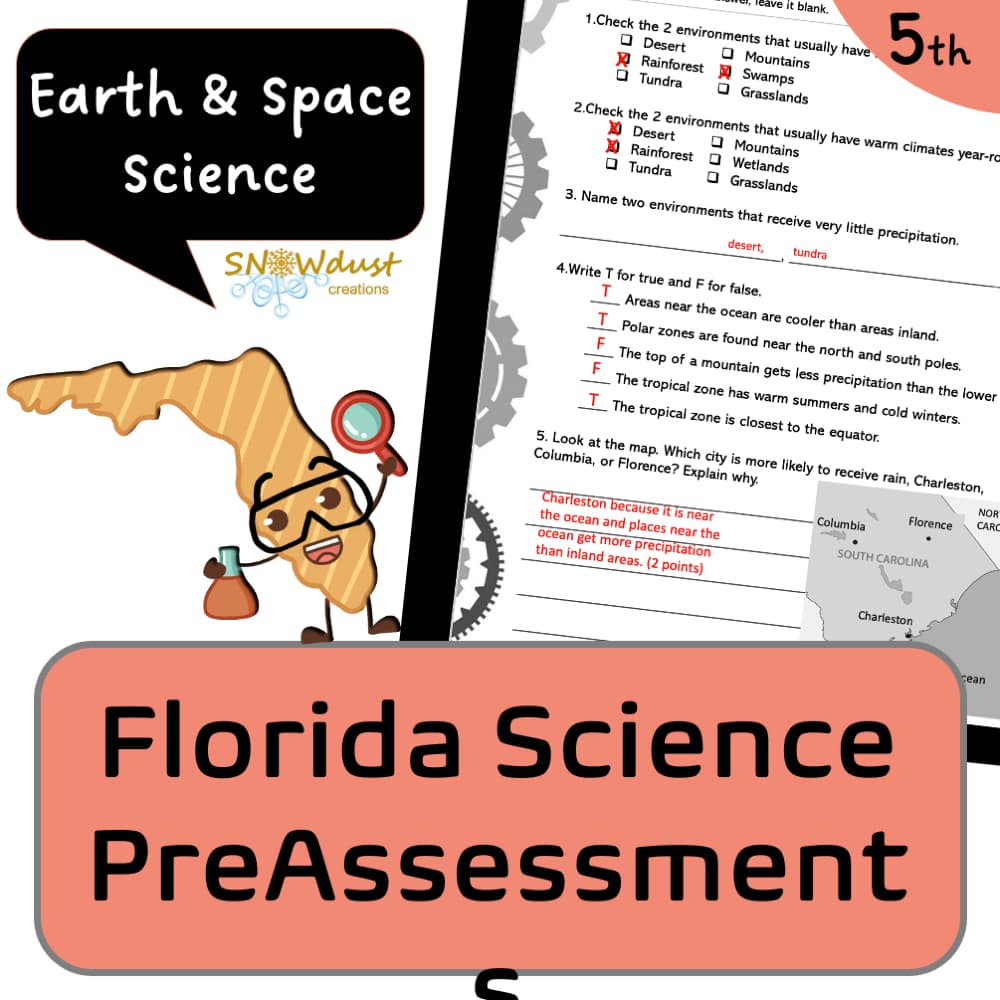 Florida Science PreAssessment