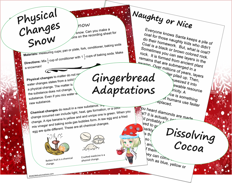 science holiday activities examples